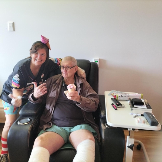 Forest View Care staff providing personal care