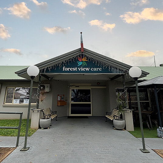 Entrance to Forest View Care administration centre