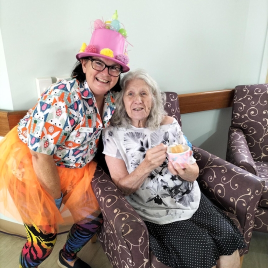 Forest View Care staff providing personal care