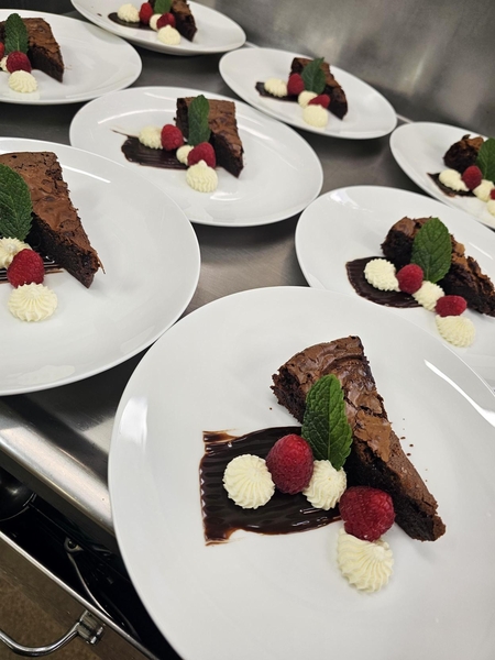 Fantastic meals prepared by in-house chef and kitchen team